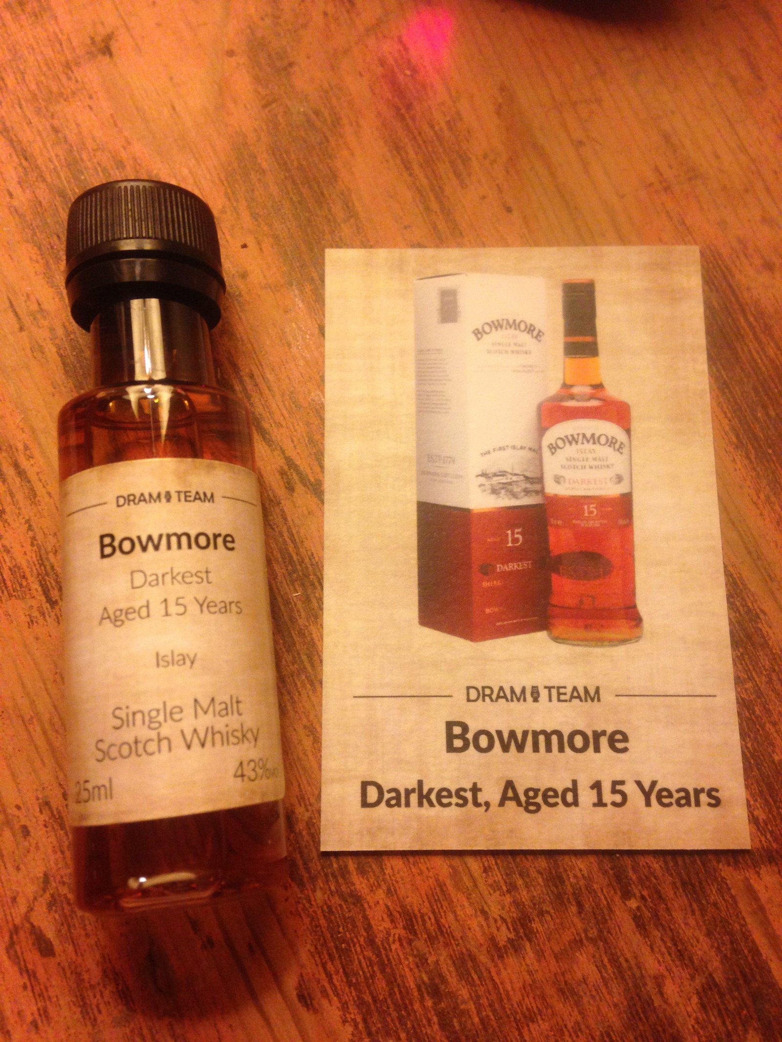 Bowmore – Darkest 15 Year Old