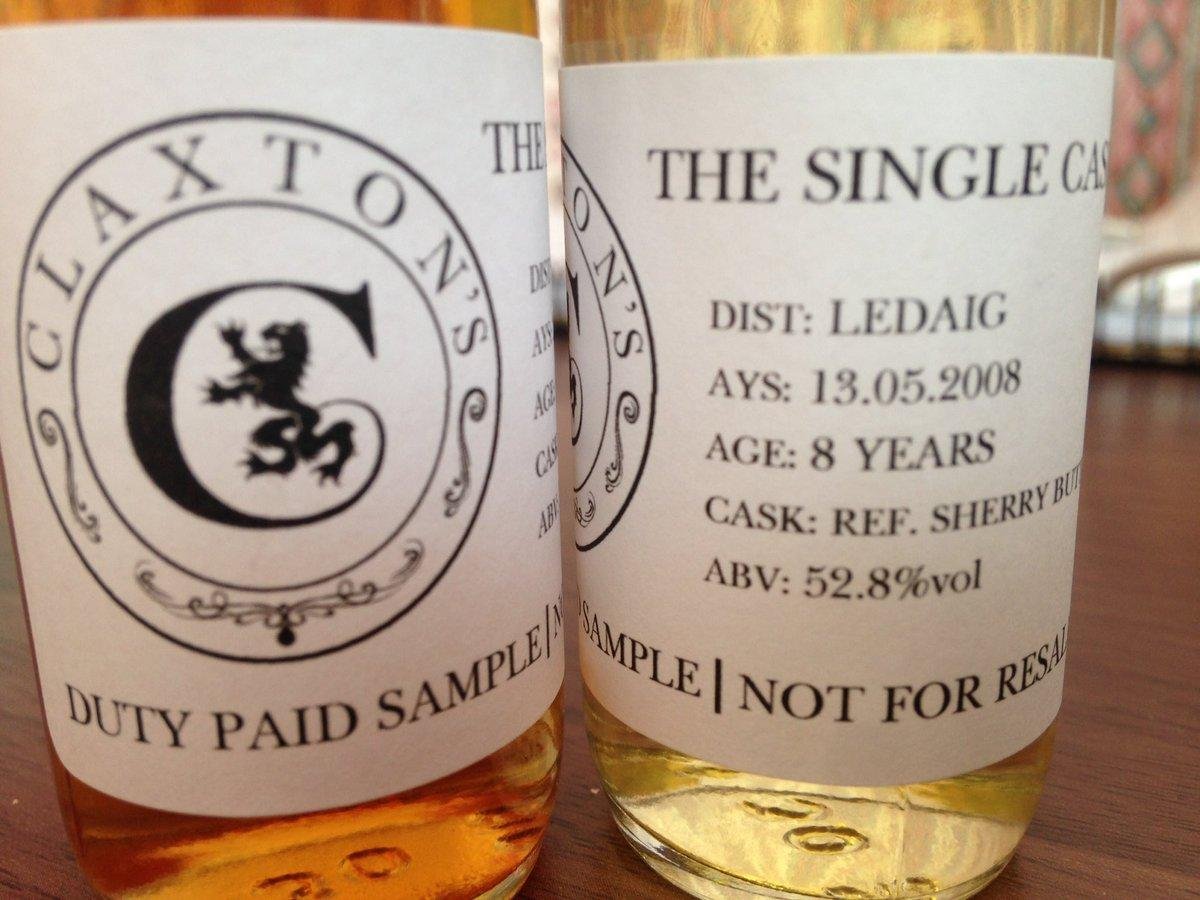 Claxton’s – Ledaig 8YR Old